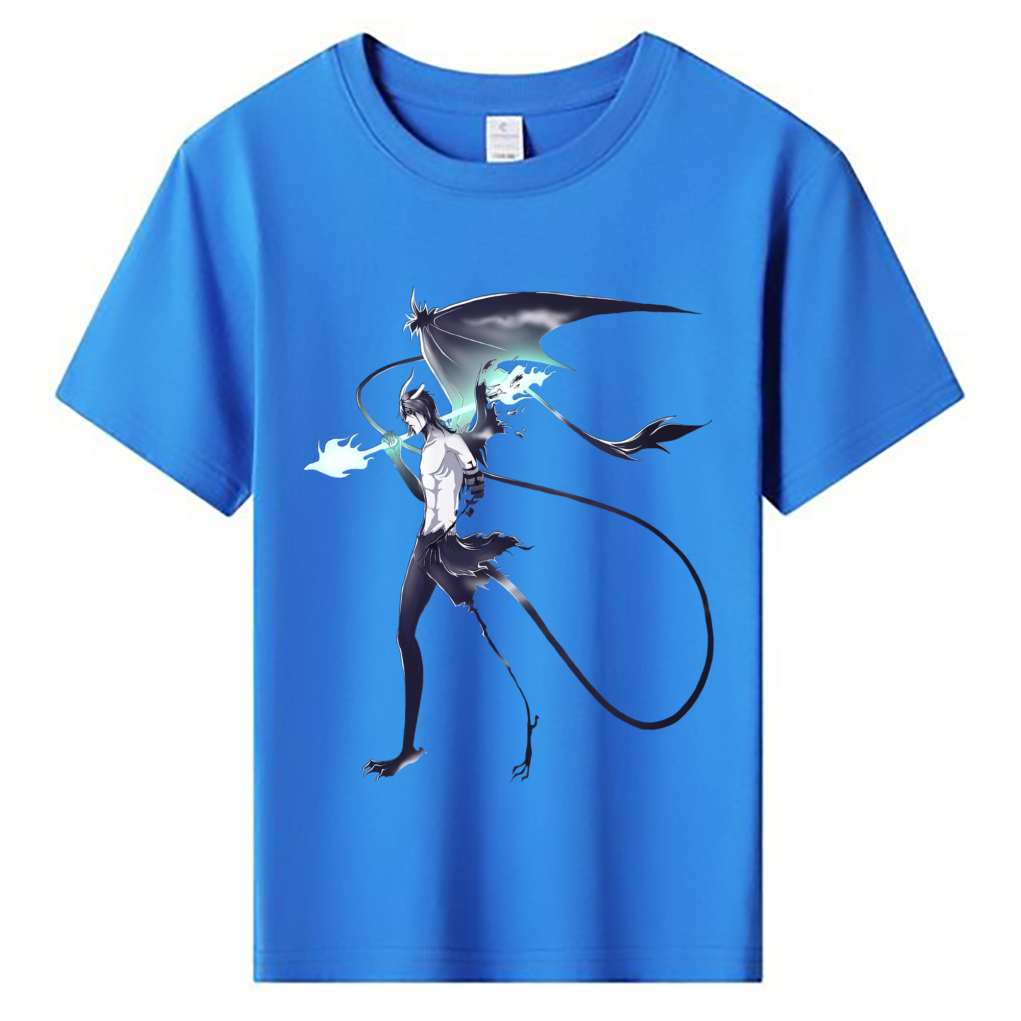 （画像用） ブリーチ ウルキオラ·シファー BLEACH Ulquiorra cifer 綿100％キッズTシャツ（フロントプリント）